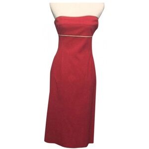 Narcisco Rodriguez strapless midi dress